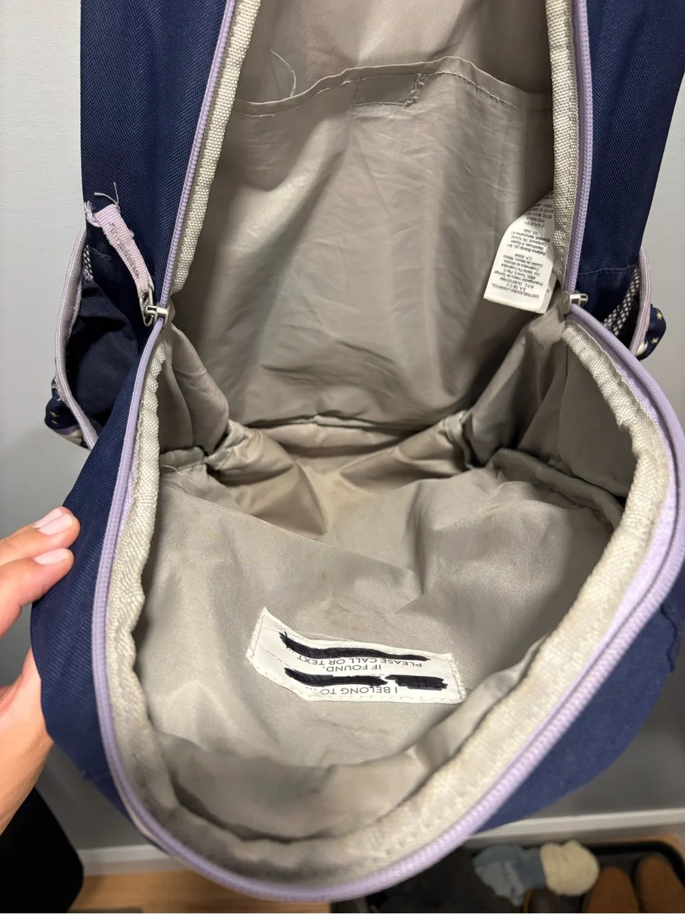 PotteryBarn Kids Mackenzie Navy Night Unicorn Glow-In-The-Dark Backpacks